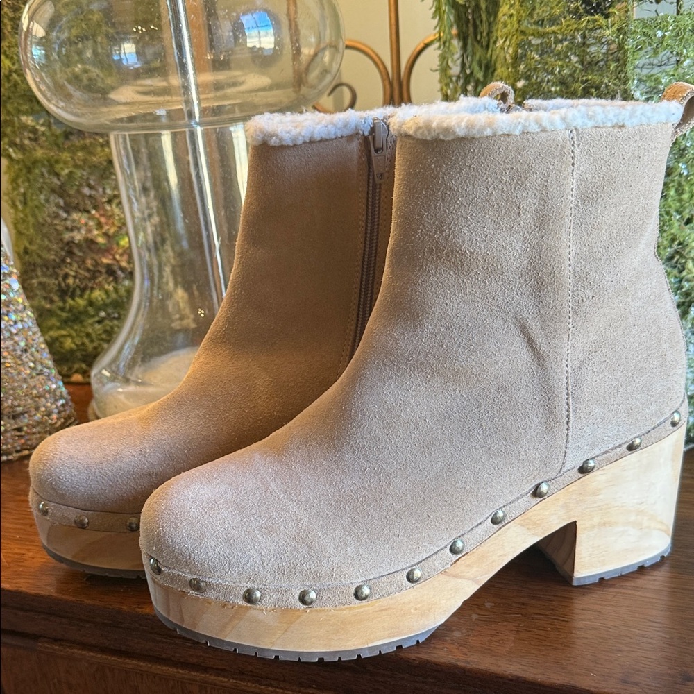 Aqua Spain clog booties ..on trend size 10 - Picture 8 of 10